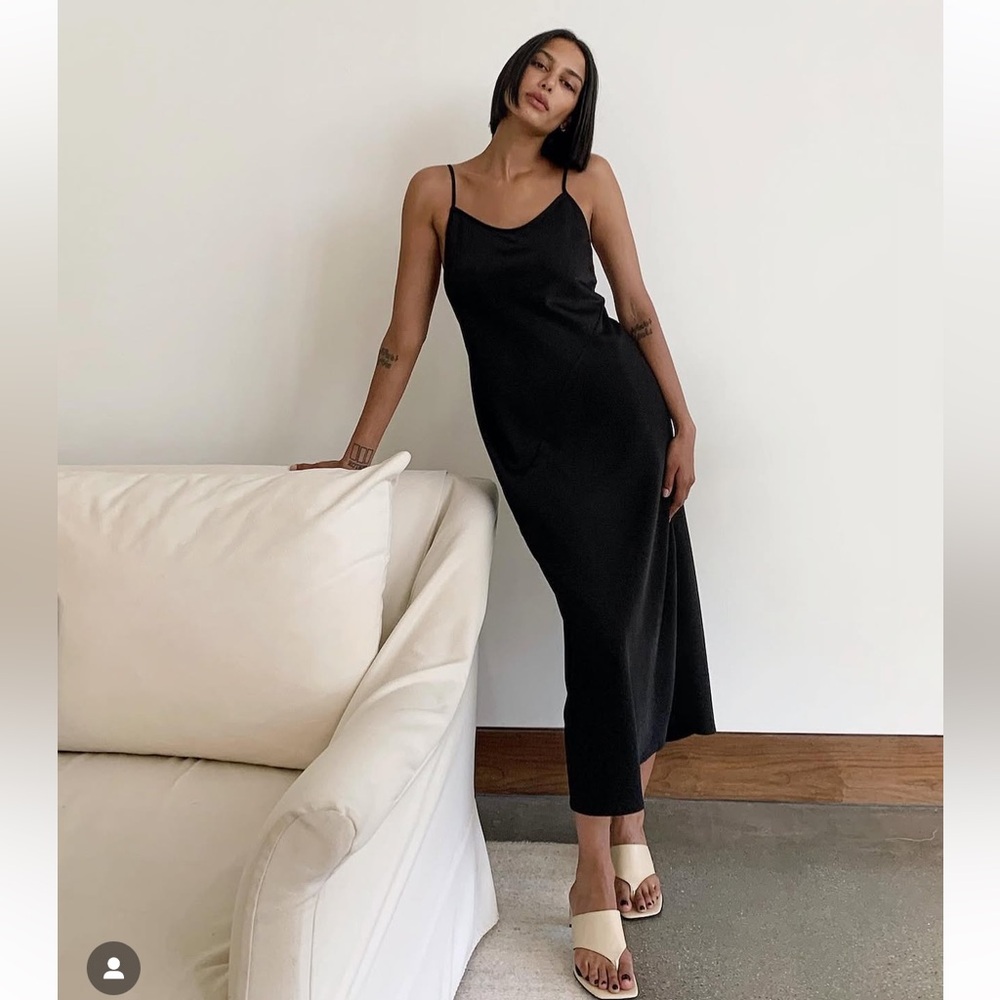 Thakoon midnight navy slip dress